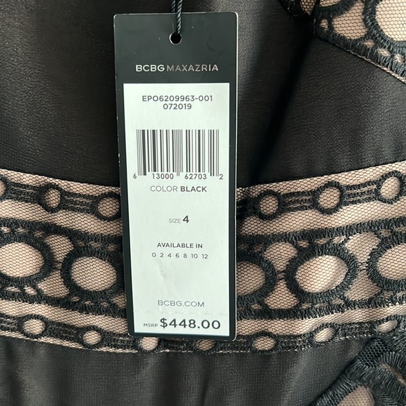 Bcbg maxazaria black dress size 4 - Picture 7 of 7